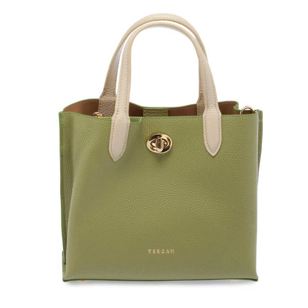 Yeşil Deri Kadın Çapraz Askılı Çanta - S25Y1BC80263-U8Z - 1