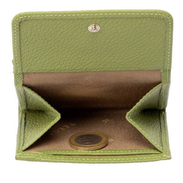 Yeşil Hakiki Deri Kadın Cüzdan - S1CB00005627-G8Z - 3