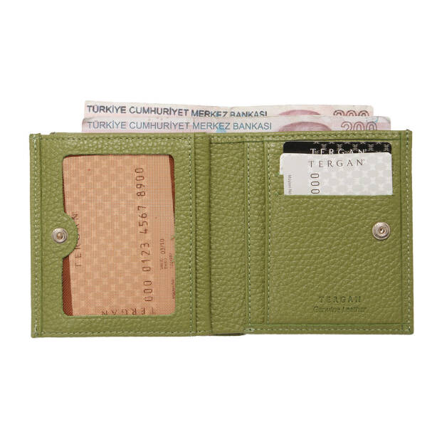 Yeşil Deri Kadın Cüzdan - S1CB00005627-P3V - 2