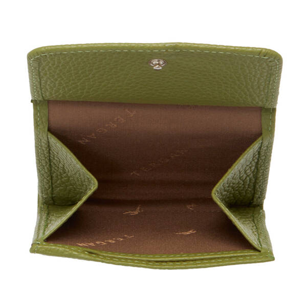Yeşil Deri Kadın Cüzdan - S1CB00005627-P3V - 3