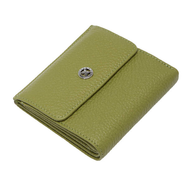 Yeşil Hakiki Deri Kadın Cüzdan - S1CB00005627-P3V 