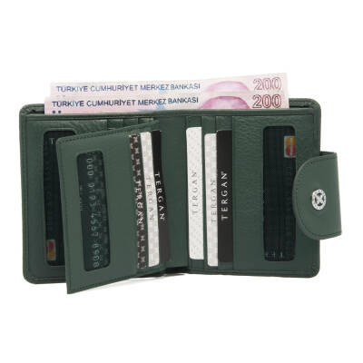 Yeşil Deri Kadın Cüzdan - S1CB00005674-J0B - 3