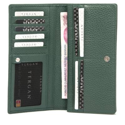 Yeşil Deri Kadın Cüzdan - S1CB00005685-I5T - 3