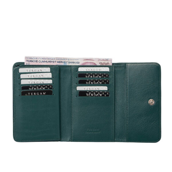Yeşil Deri Kadın Cüzdan - S1CB00005730-S8H - 3