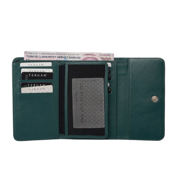 Yeşil Deri Kadın Cüzdan - S1CB00005730-S8H - 4
