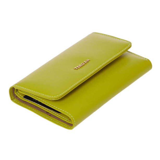 Yeşil Deri Kadın Cüzdan - S1CB00005730-T2K 