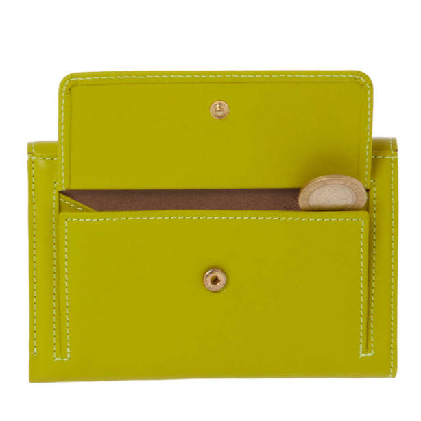 Yeşil Deri Kadın Cüzdan - S1CB00005730-T2K - 5