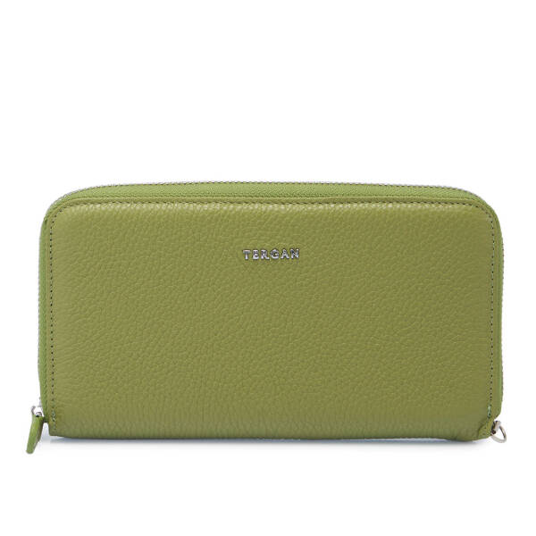 Yeşil Hakiki Deri Kadın Cüzdan - S1CB00005734-G8Z - 2
