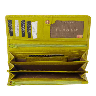 Yeşil Deri Kadın Cüzdan - S1CB00005787-T7A - 3