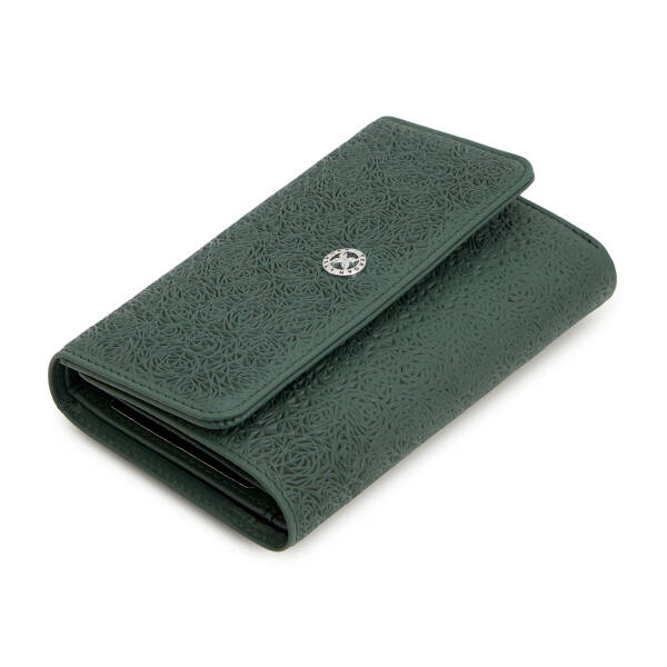 Yeşil Hakiki Deri Kadın Cüzdan - S1CB00005788-J0B - 1
