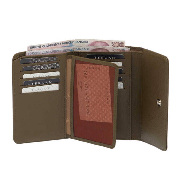 Yeşil Deri Kadın Cüzdan - S1CB00005788-T9O - 3