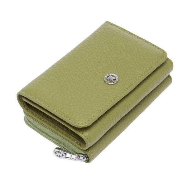 Yeşil Hakiki Deri Kadın Cüzdan - S1CB00005798-G8Z - 1