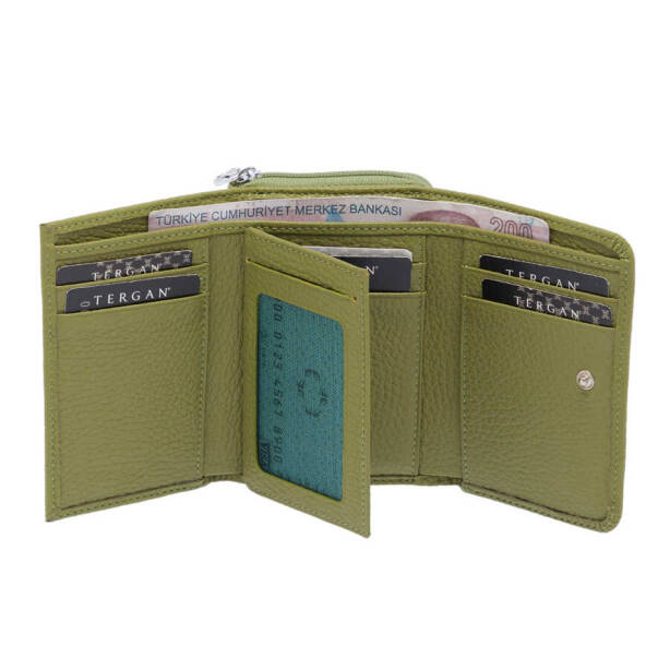 Yeşil Hakiki Deri Kadın Cüzdan - S1CB00005798-G8Z - 3