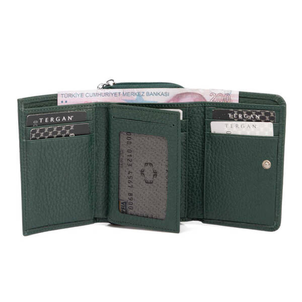 Yeşil Hakiki Deri Kadın Cüzdan - S1CB00005798-I5T - 3