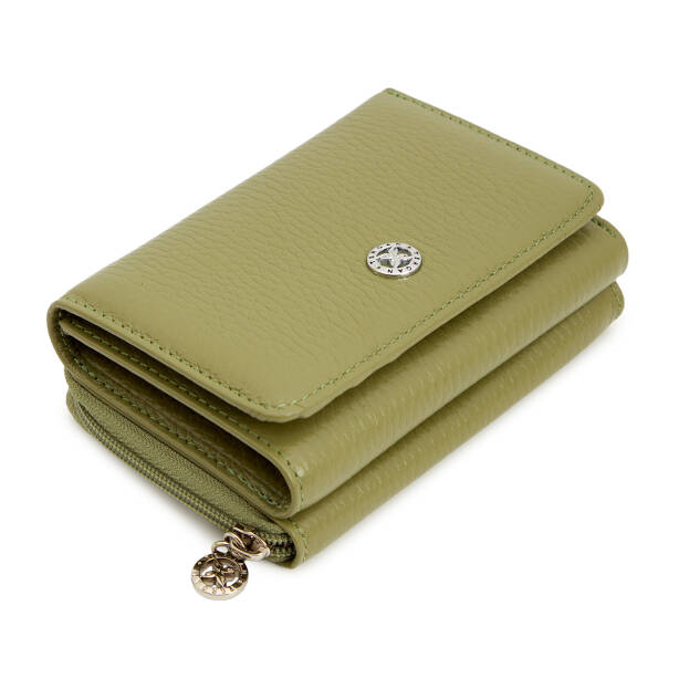 Yeşil Hakiki Deri Kadın Cüzdan - S1CB00005798-U5V 