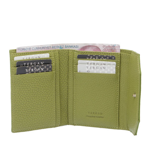 Yeşil Hakiki Deri Kadın Cüzdan - S1CB00005809-G8Z - 3