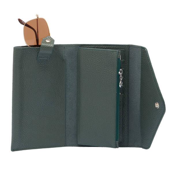 Yeşil Deri Kadın Cüzdan - S1CB00005811-I5T - 3
