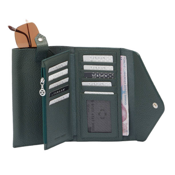 Yeşil Deri Kadın Cüzdan - S1CB00005811-I5T - 4