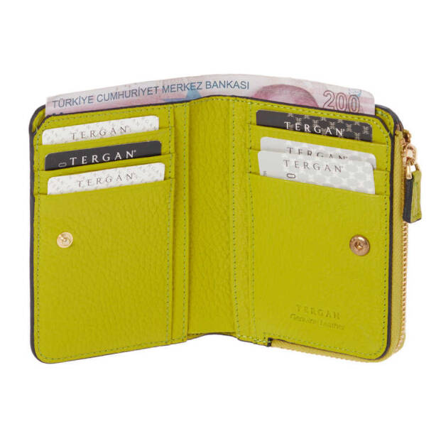 Yeşil Deri Kadın Cüzdan - S1CB00005812-T7A - 2
