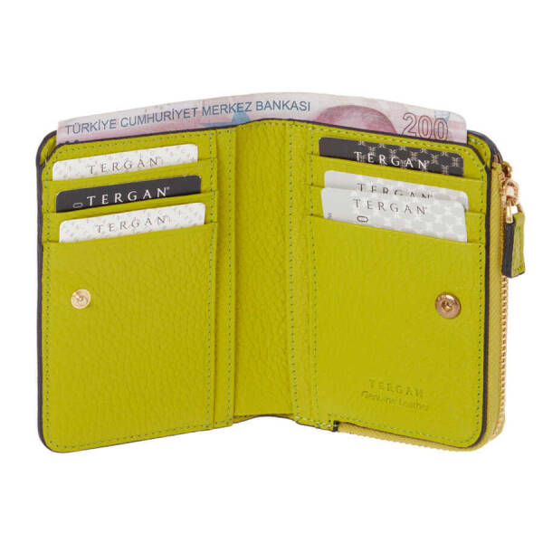 Yeşil Hakiki Deri Kadın Cüzdan - S1CB00005812-T7A - 2