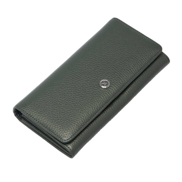 Yeşil Hakiki Deri Kadın Cüzdan - S1CB00005818-I5T 