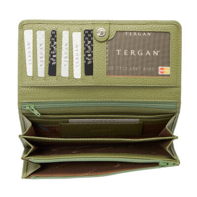 Yeşil Deri Kadın Cüzdan - S1CB00005818-U5V - 3