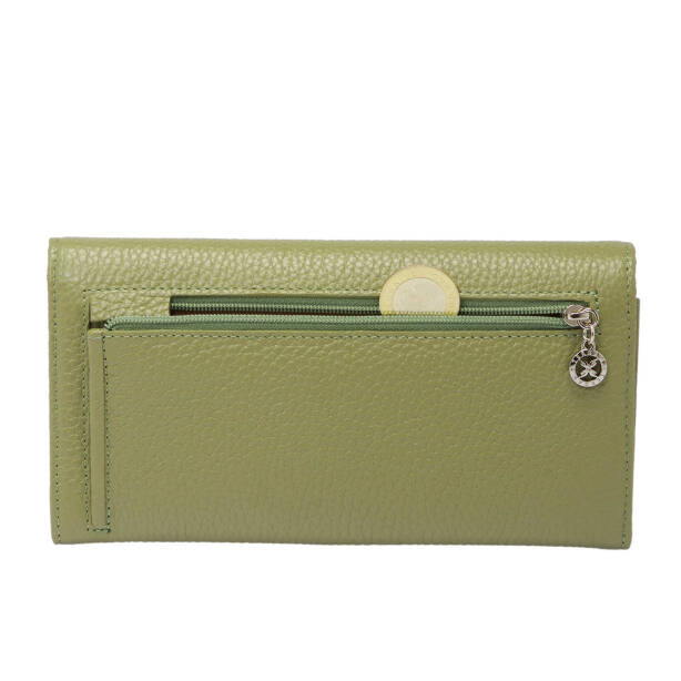 Yeşil Deri Kadın Cüzdan - S1CB00005818-U5V - 4
