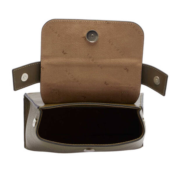 Yeşil Hakiki Deri Kadın El Çantası - S23K1BC80128-T8N - 4