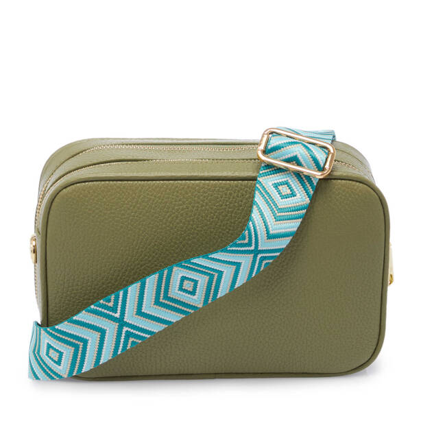 Yeşil Deri Kadın El Çantası - S25Y1BC80361-U5V - 3