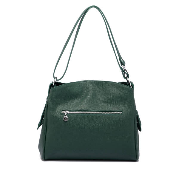 Yeşil Deri Kadın Omuz Çantası - S25K1BC79450-I5T - 3