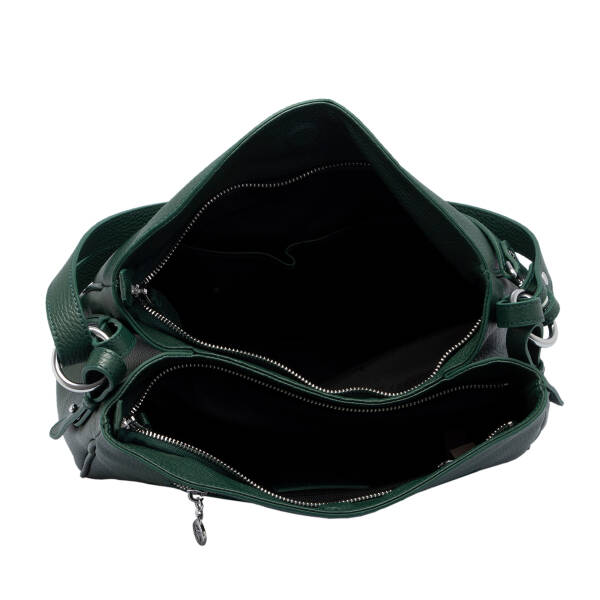 Yeşil Deri Kadın Omuz Çantası - S25K1BC79450-I5T - 4