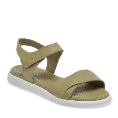 Yeşil Deri Kadın Sandalet - K24Y1SN67131-G81 
