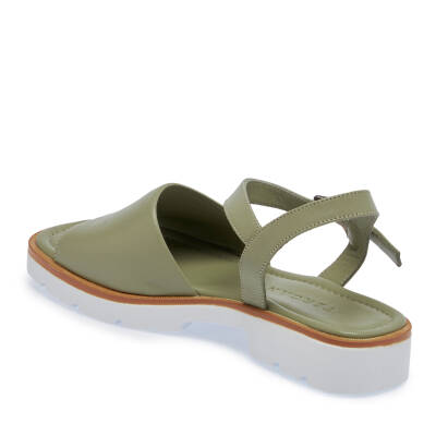 Yeşil Deri Kadın Sandalet - K24Y1SN67411-G81 - 2