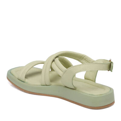 Yeşil Deri Kadın Sandalet - K24Y1SN67420-G81 - 2