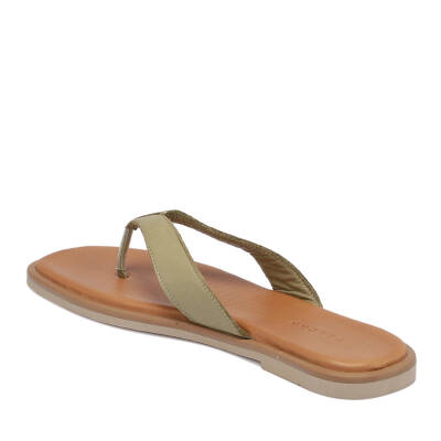 Yeşil Deri Kadın Sandalet - K24Y1TR67437-G81 - 2