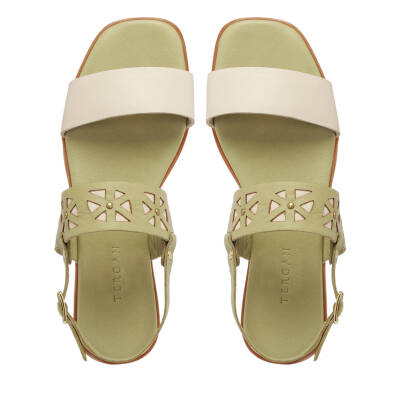 Yeşil Deri Kadın Sandalet - K25Y1SN67889-G81 - 5