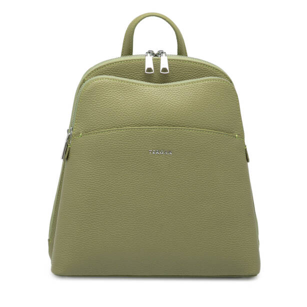 Yeşil Hakiki Deri Kadın Sırt Çantası - S1SR00079802-U5V - 1