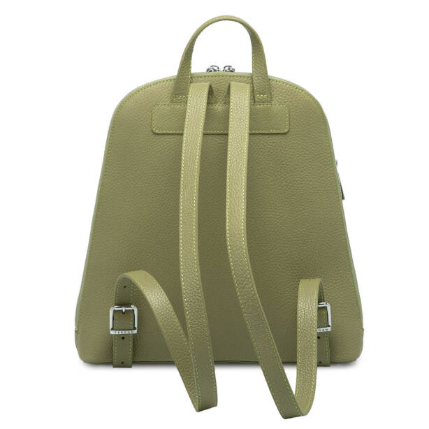 Yeşil Hakiki Deri Kadın Sırt Çantası - S1SR00079802-U5V - 3