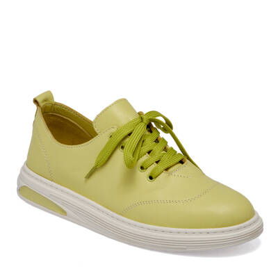 Yeşil Deri Kadın Sneaker - K24I1AY67093-G81 