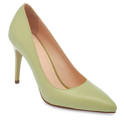 Yeşil Deri Kadın Stiletto - K24S1AY67599-G81 - 1