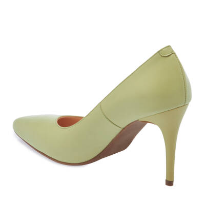 Yeşil Deri Kadın Stiletto - K24S1AY67599-G81 - 2