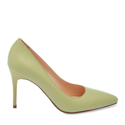 Yeşil Deri Kadın Stiletto - K24S1AY67599-G81 - 3