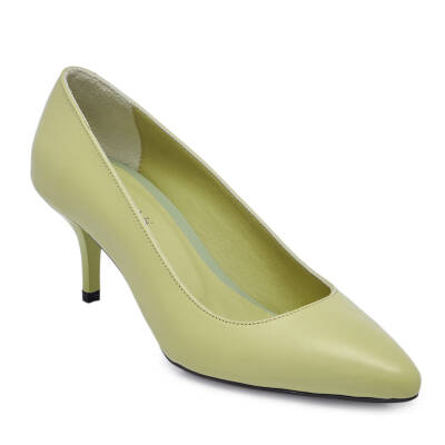 Yeşil Deri Kadın Stiletto - K24S1AY67737-S1X 