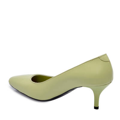 Yeşil Deri Kadın Stiletto - K24S1AY67737-S1X - 2