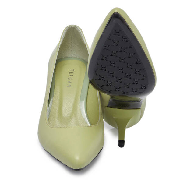 Yeşil Deri Kadın Stiletto - K24S1AY67737-S1X - 4