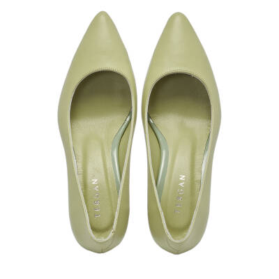 Yeşil Deri Kadın Stiletto - K24S1AY67737-S1X - 5