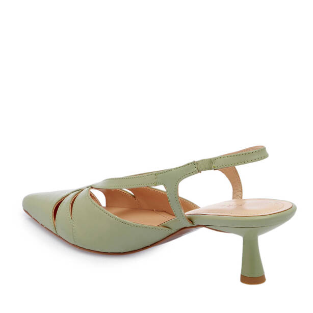 Yeşil Hakiki Deri Kadın Stiletto - K25Y1AY67804-G81 - 3