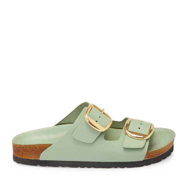 Yeşil Hakiki Deri Kadın Terlik - K25Y1TR67999-G81 