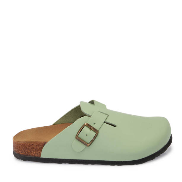 Yeşil Hakiki Deri Kadın Terlik - K25Y1TR68000-G81 