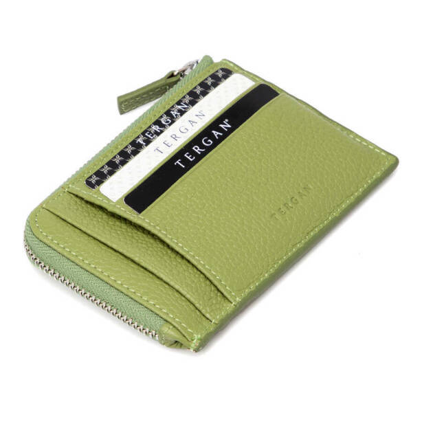 Yeşil Deri Unisex Kredi Kartlık - S1KK00000265-G8Z 